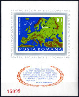 **/cover 1975, Konferenz Für Sicherheit Und Zusammenarbeit In Europa, Block 125 Postfrisch Und Auf FDC (Mi. Bl. 125, € 1 - Autres & Non Classés