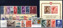 ** 1941 Kompletter Postfrischer Jahrgang Mit 26 Marken Und Einem Block, Mi. 377-Bl.6 / 300,- - Sonstige & Ohne Zuordnung