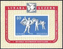 ** 1951, Kompletter Postfrischer Jahrgang Mit 10 Marken Und Einem Block, Mi. 555-65 / 297,- - Other & Unclassified