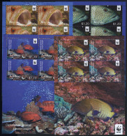 ** 2010, WWF Roter Sonnenbarsch, Kleinbogensatz Postfrisch, Mi. 782-785 KB - Aitutaki