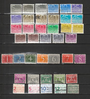 Pays-Bas Lot De 40 Oblitérés Type Numéral Diverses époques - Collections