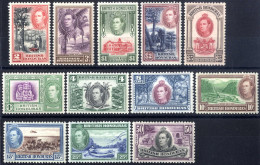 * 1938/47, König Georg VI Und Landesprodukte, Komplette Serie 12 Werte, SG 150-161 Mi. 112-123 - British Honduras (...-1970)