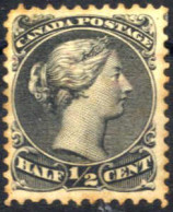 * 1873, Königin Viktoria, ½ C Schwarz, Gez. 11½:12 Ungebraucht, SG 62 Mi. 16 C - Autres & Non Classés