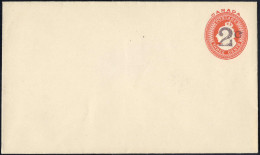 **/cover 1899, Brief 2 C Auf 3 C "wove Paper", Perfekt Postfrisch, HG B16a - Autres & Non Classés