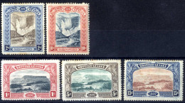 * 1898, Landschaften, Komplette Serie 5 Werte Wz. 1 Ungebraucht, Einige Werte Mit Rostpunkten Im Gummi, SG 216-221 Mi. 9 - British Guiana (...-1966)