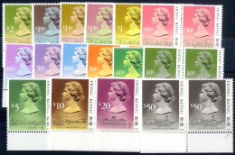 ** 1990, Freimarken Königin Elisabeth II., Komplette Postfrische Serie + 1,40$ Und 1,80$, Alle Werte Im Paar Vom Unterra - Sonstige & Ohne Zuordnung