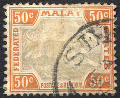 O 190/01, Tiger Im Spung, 50 C. Orange/grau, Mi. 22 - Otros & Sin Clasificación