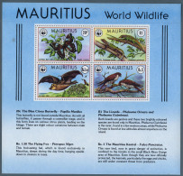 ** 1978, Endangered Species, Mi. Bl 8 - Mauricio (...-1967)