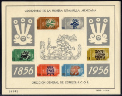 1956, Centenary Of Mexico's 1 Th Postage Stamp, Mi. Bl 1-2, Mint - Mexiko