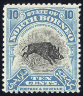 * 1909, 10 C., Mi. 134 SG 170 - Nordborneo (...-1963)