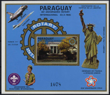 ** 1985, 2 Sheets Rotary, Mi. Bl 412+413 - Paraguay