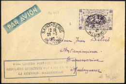 Cover 1947, Erstflug Von La Reunion Nach Madagascar Vom 28.3. Aus St. Denis Nach Tananarive - Autres & Non Classés