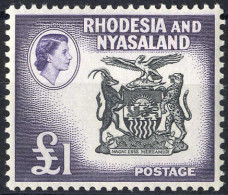 ** 1959, Complete Set 15 Pieces, Mi. 19-33 / 130,- SG 18-33 - Rhodésie & Nyasaland (1954-1963)