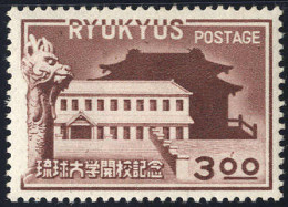 ** 1958, University 3,00 Y, Mi. 18 - Ryukyu Islands