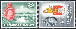 * 1955, Set Of 15, Mi. 28-42 SG 38-52 - Singapour (...-1959)