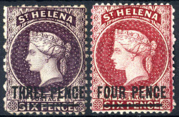 (*) 1868, Mi. 7IAI-8AI / SG 11+14 / 260,- - St. Helena