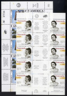 ** 1990/1998, "Amerika", Natur Un Frauen, Je Im Kleinbogen 1990,1998, Postfrisch, Mi. 2652-2653,3354-3355 - Venezuela
