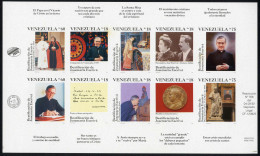 ** 1992, "Josemaría Escrivá ", Kleinbogen Ungezähnt, Postfrisch, Mi. 2746-2755 U - Venezuela