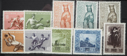 1954 Liechtenstein; Jahrgang In Den Hauptnummern Komplett, **/MNH, ME 180,- - Other & Unclassified