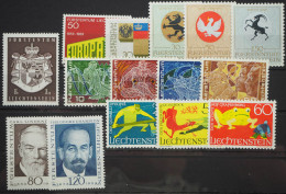 1969 Liechtenstein; Jahrgang In Den Hauptnummern Komplett, **/MNH, ME 20,- - Sonstige & Ohne Zuordnung