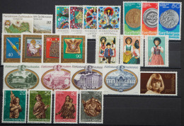 1977 Liechtenstein; Jahrgang In Den HN Komplett, Postfrisch/MNH, ME 30,- - Other & Unclassified