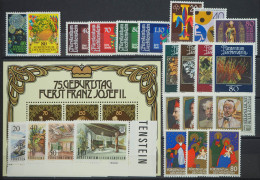 1981 Liechtenstein; Jahrgang In Den HN Komplett, Postfrisch/MNH, ME 31,- - Other & Unclassified