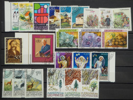 1986 Liechtenstein; Jahrgang In Den HN Komplett, Gestempelt, ME 30,- - Sonstige & Ohne Zuordnung