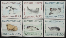 1991 Grönland; Serie Robben, Postfrisch/MNH, MiNr. 211/16, ME 13,- - Other & Unclassified