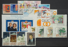 1992 Liechtenstein; Jahrgang In Den HN Komplett, Gestempelt, ME 42,- - Other & Unclassified