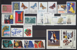 1993 Dänemark; In Den Hauptnummern Kompletter Jahrgang, **/MNH, ME 48,- - Other & Unclassified