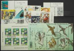 1996 Finnland; Jg. In Den HN Kpl. Mit MH 41/44, Mit Folienblatt, Gest., ME 59,- - Otros & Sin Clasificación