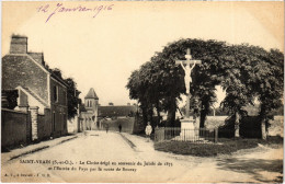 CPA Saint-Vrain Le Christ Erige En Souvenir Du Jubile De 1875 FRANCE (1370643) - Saint Vrain