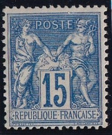 France N°90 - Neuf ** Sans Charnière - Petit Pli De Gomme - TB - 1876-1898 Sage (Tipo II)