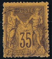 France N°93 - Oblitéré - TB - 1876-1898 Sage (Tipo II)