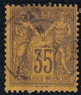 France N°93 - Oblitéré - TB - 1876-1898 Sage (Tipo II)