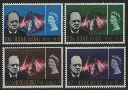 Hongkong 1966 - Mi-Nr. 218-221 * - MH - Churchill - Ongebruikt