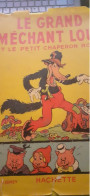 Le Grand Méchant Loup Et Le Petit Chaperon Rouge WALT DISNEY Hachette 1950 - Disney