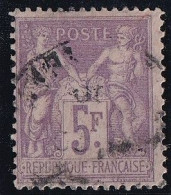 France N°95 - Oblitéré - TB - 1876-1898 Sage (Type II)