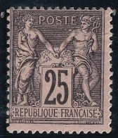 France N°97 - Neuf * Avec Charnière - TB - 1876-1898 Sage (Type II)