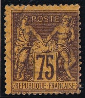 France N°99 - Oblitéré - TB - 1876-1898 Sage (Type II)