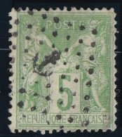 France N°106 - Oblitéré Ancre - TB - 1876-1898 Sage (Type II)