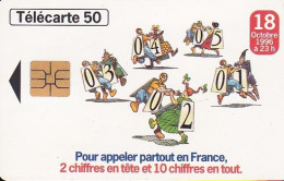 F686 08/1996 - LA RONDE DES 2 CHIFFRES - 50 SO3 - (verso : N° Deux Lignes - 2 ème Ligne  Vers La Gauche Sous Le A) - 1996