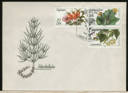 GERMANY - DEUTSCHE - DDR - FDC 1985 -  BLUMEN - 1981-1990