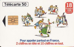 F686 08/1996 - LA RONDE DES 2 CHIFFRES - 50 SO3 - (verso : N° Deux Lignes - 2 ème Ligne  Vers La Droite) - 1996