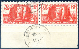 France N°423 Paire Oblitérée - (F305) - Gebraucht