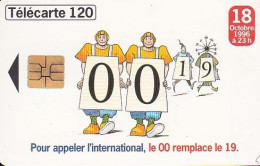 F689 08/1996 - LE 00 REMPLACE LE 19 - 120 SO3 - (verso : N° Deux Lignes - 2 ème Ligne  Vers La Droite) - 1996