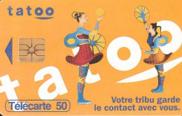 F690 09/1996 - TATOO - 50 GEM1A - (verso : N° B+6+A+6 Chiffres Deux Lignes) - 1996