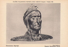 Exposition Of Italian Portrait Belgrade Serbia 1938 - Dante - Ausstellungen