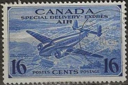 CANADA 1942 Special Delivery - Lockheed L18 Lodestar - 16c. - Blue (air) FU - Express