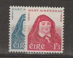 1958 MNH Ireland Mi 138-39 Postfris** - Ongebruikt